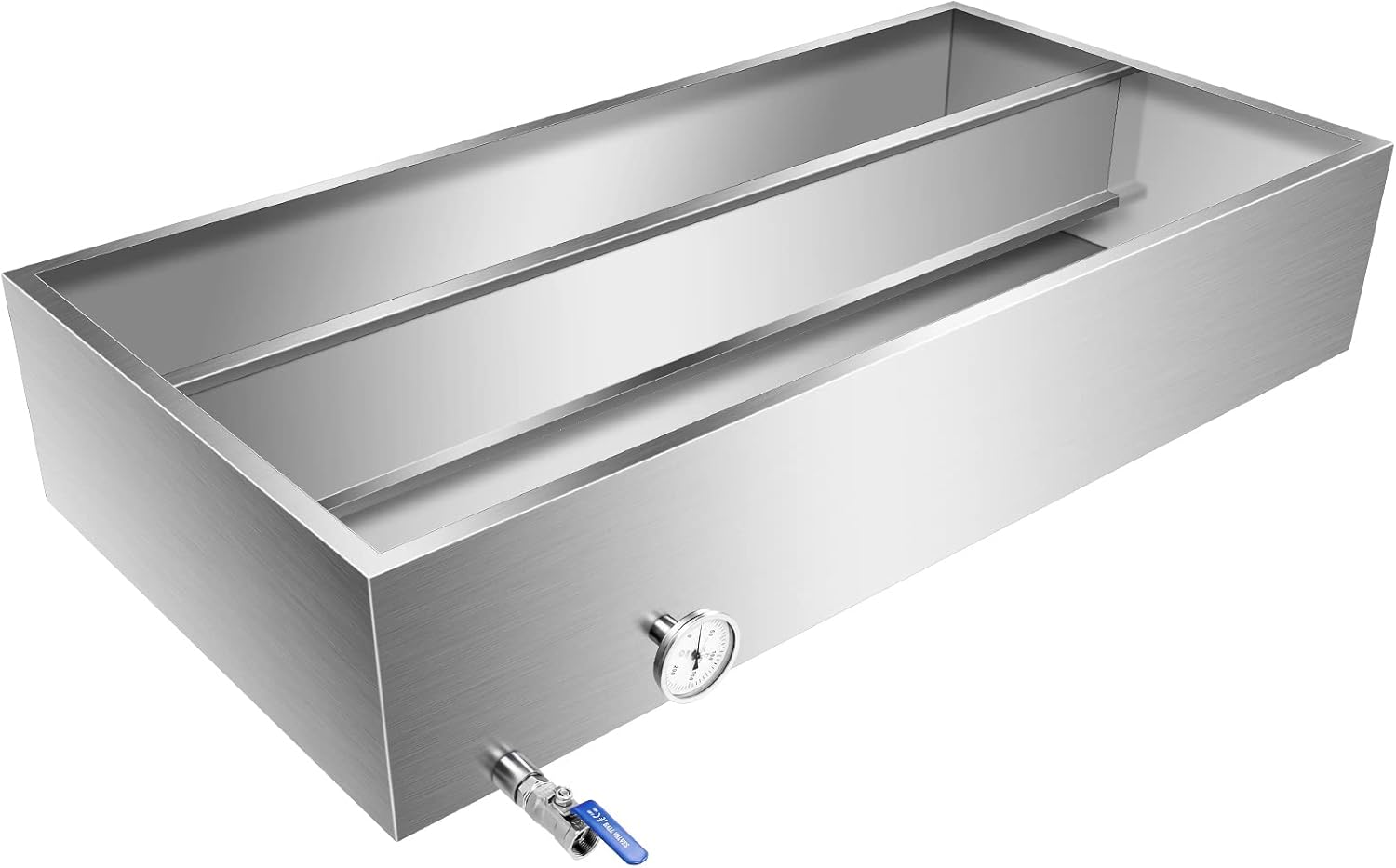 Hasopy Maple Syrup Evaporator Pan 48x24x9.5 Inch Stainless