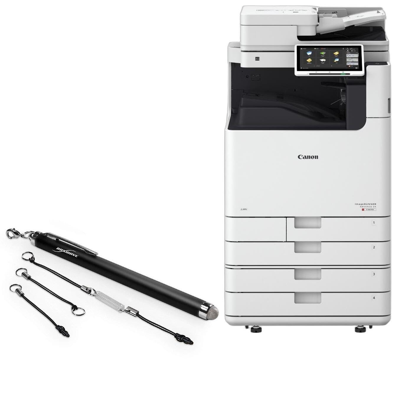 BoxWave Stylus Pen Compatible with Canon imageRUNNER Advance DX C5840i - EverTouch Capacitive Stylus, Fiber Tip Capacitive Stylus Pen - Jet Black