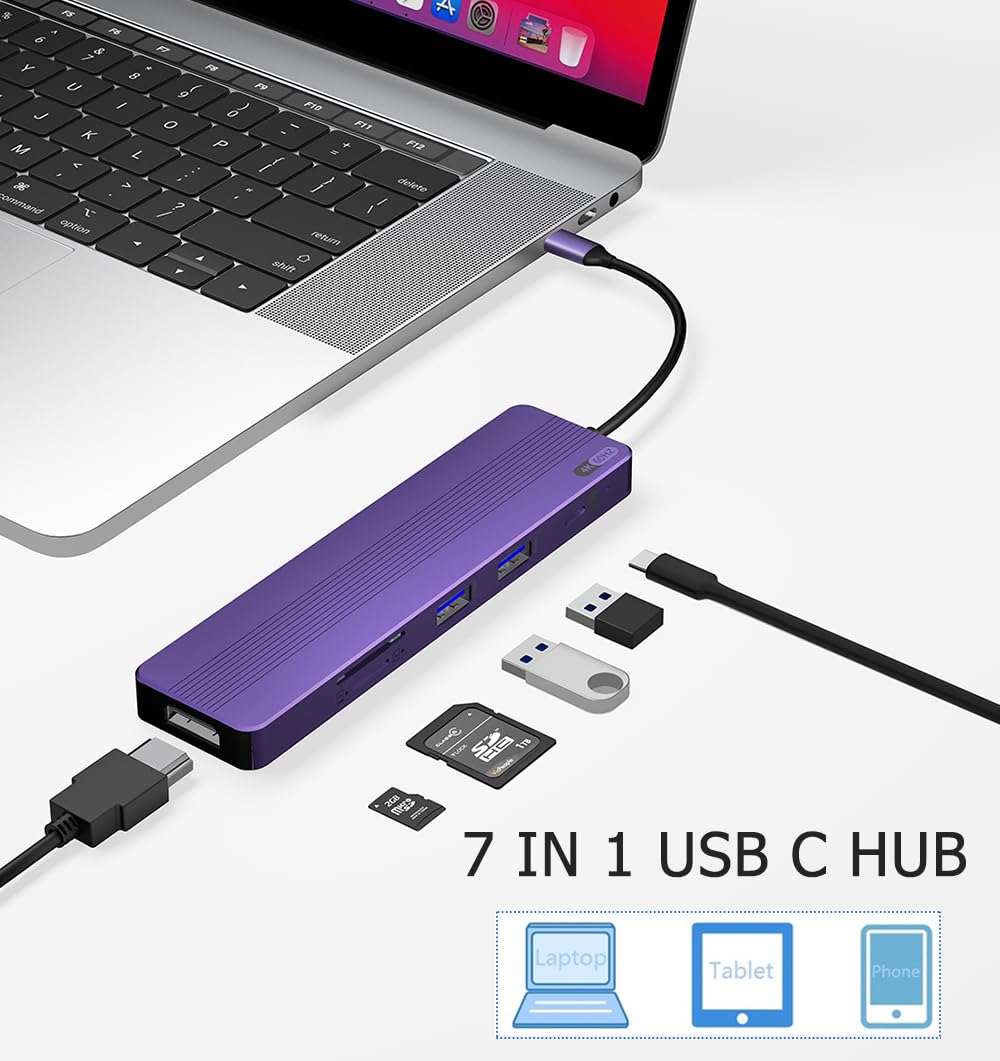 Amazon | ドッキングステーション 7イン1 USB C - HDMIアダプター Type