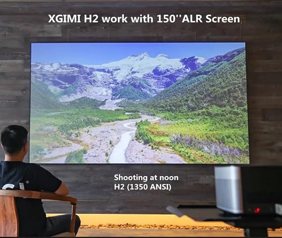 Projector Screen Projection Screens Projector screen 16:9 light-proof ALR smart home narrow frame ultra-thin frame projection 8K PVC smart home(106 inch)