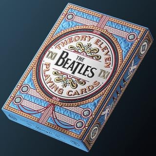 The Beatles Jeu de cartes Bleu - Les Beatles, Paul McCartney, John Lennon, RIngo Starr, George Harrison The Beatles Jeu de cartes Bleu – Image 2