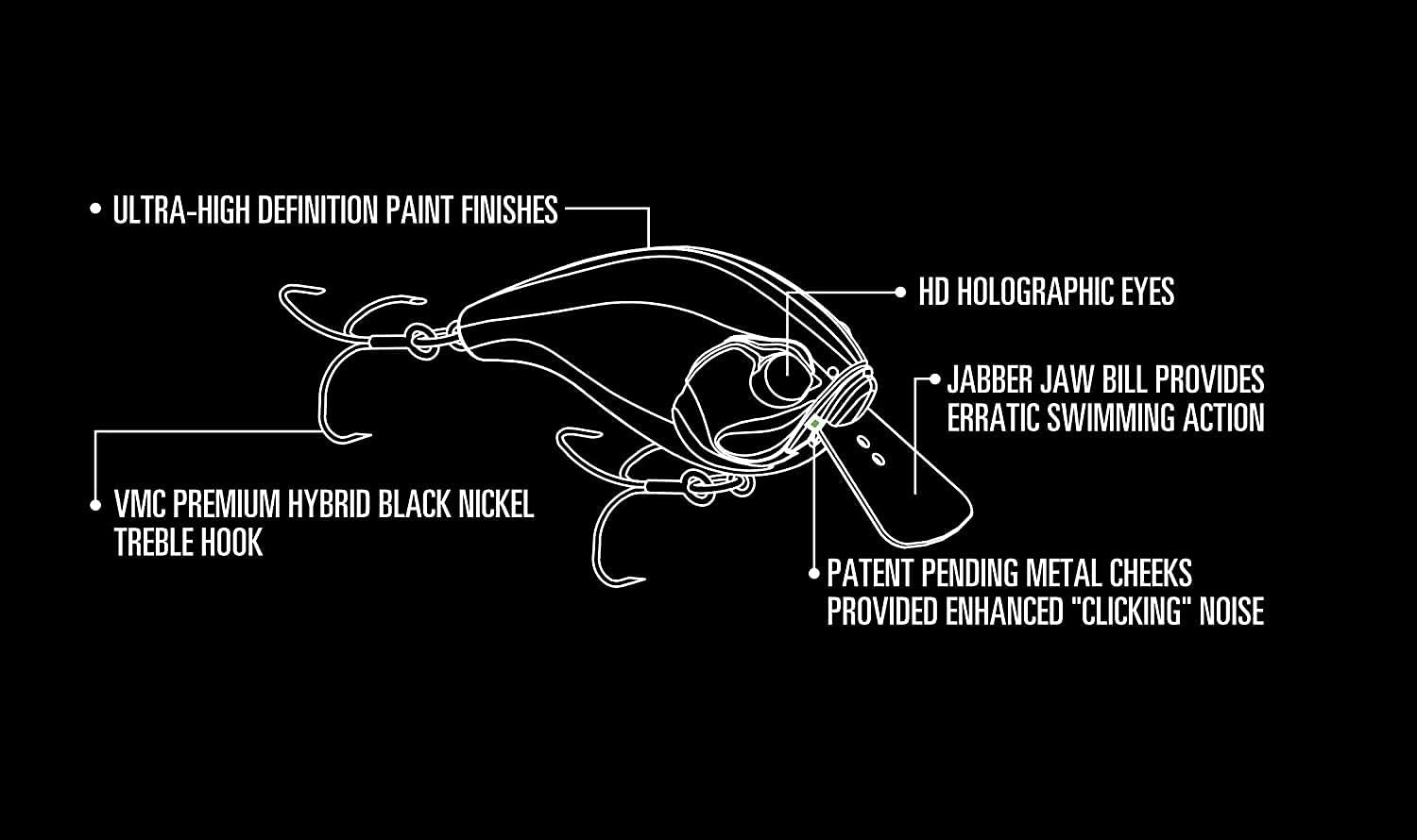 13 FISHING Jabber Jaw