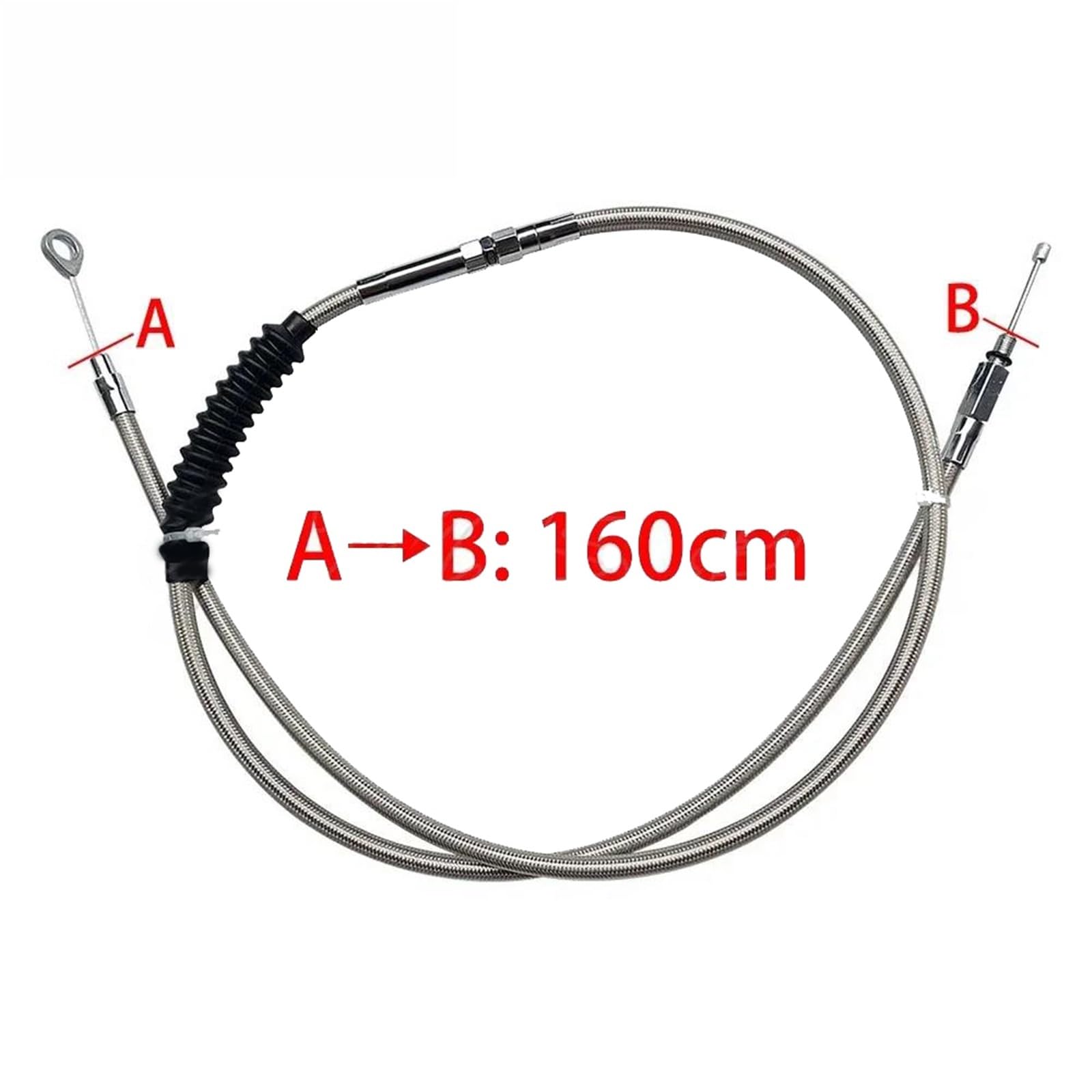 Motorrad Kupplungsleitung 180cm - Für Harley Sportster Iron 883 1200 1986-2013