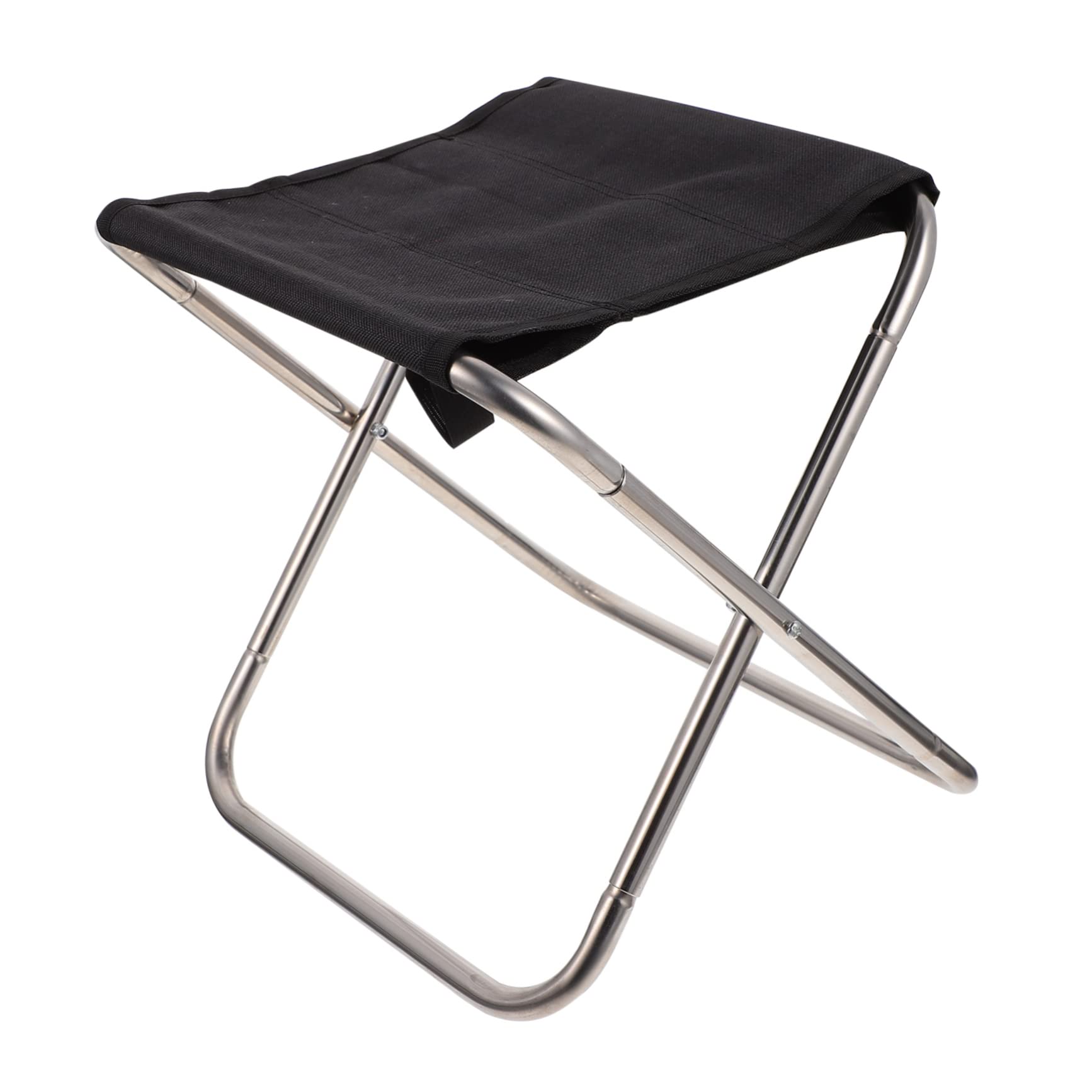 OSOLADY 1Pc Portable Outdoor Folding Chair Lightweight Fishing Stool Quick Open Collapsible Camping Seat Durable and Comfortable Beach Stool for Hiking Picnics and Travel
