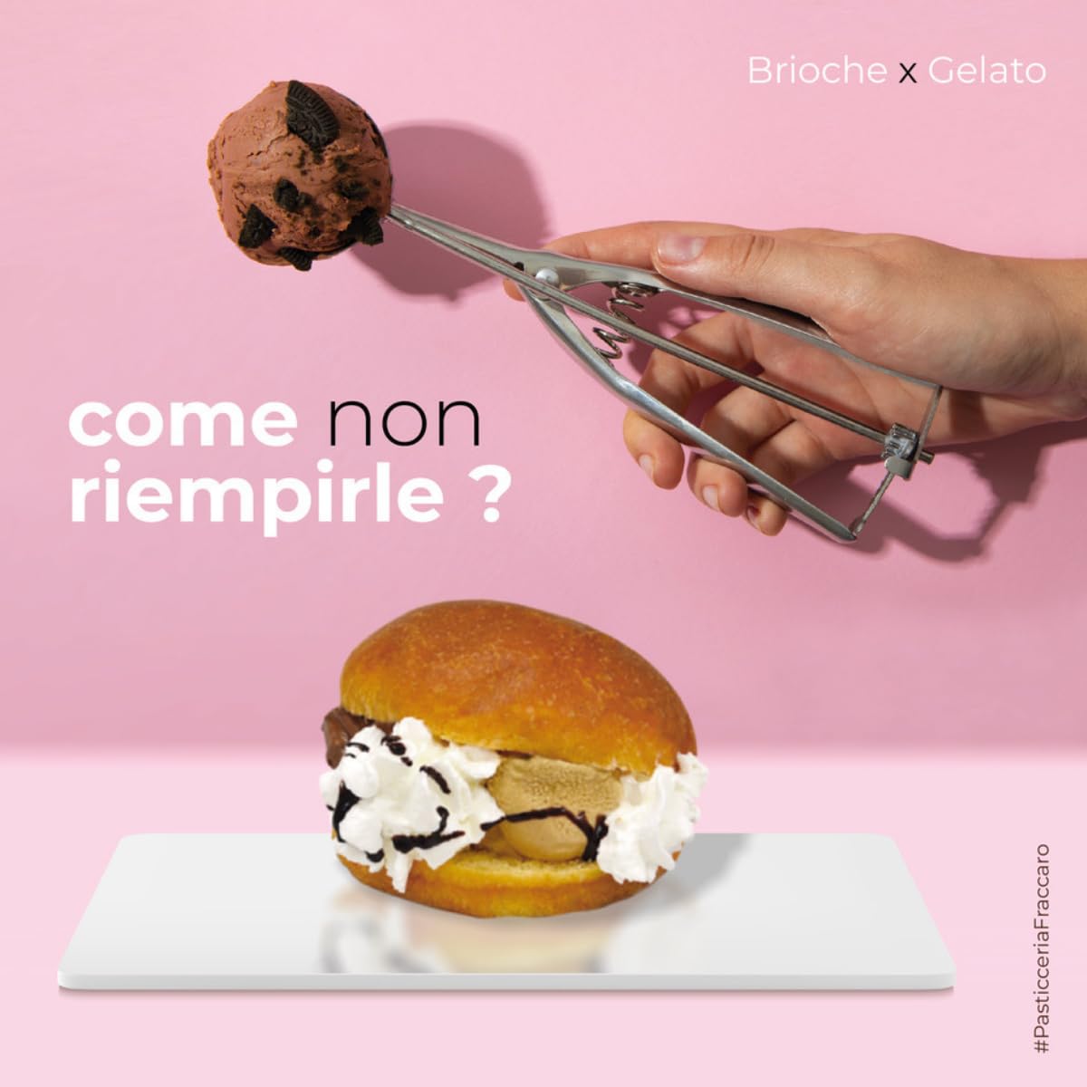 Pasticceria Fraccaro Brioche per Gelato (Confezione 35 pz) - Lievitate Naturalmente con Solo Lievito Madre, Ideali anche Farcite con Marmellate e Creme Dolci