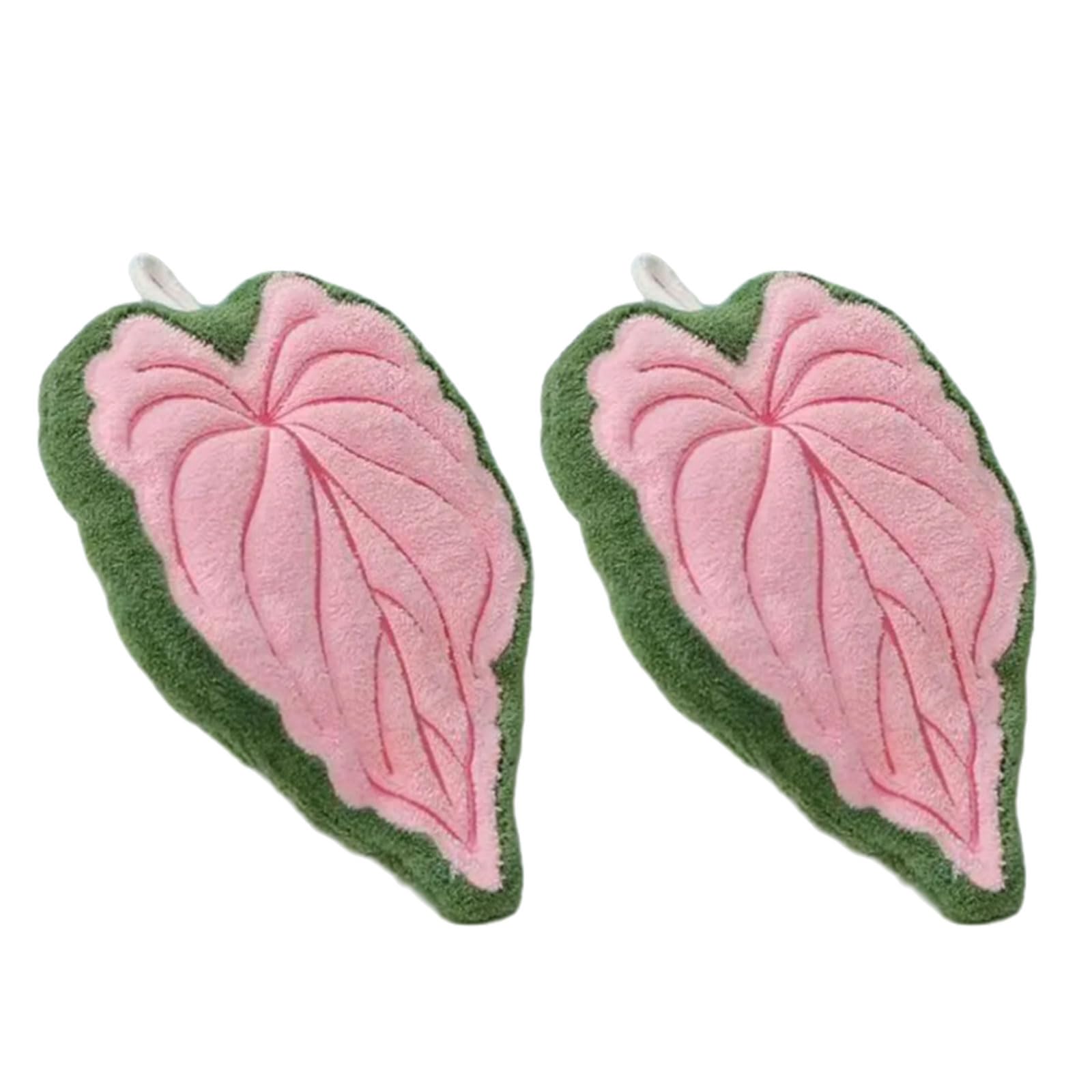 Msioytog B Caladium Hand Towel Hanging Type For Athroom And Kitchen Creative Caladium Ath Towel Dry Your Hand Instantly Hanging Kitchen Easy Multipurpose Wiping Cloth Quick Drying