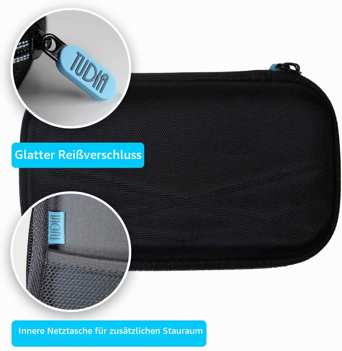 TUDIA Hart Reise Schutz Hülle Tasche für Braun Baby Thermometer ThermoScan 7 IRT6520 / Thermoscan 5 IRT6500
