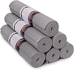 Voyage Yoga Mats - Bulk 6 Pack - (72" x 24" x 5mm) - Easy to Clean - Tear Resistant - Thick - Studio Performance