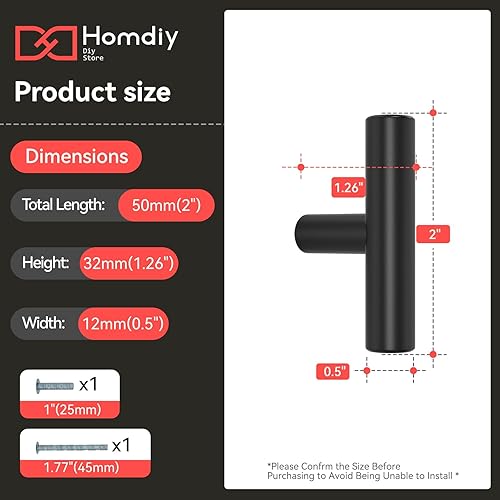 Miniatura 38 de homdiy - Tiradores de níquel cepillado para gabinetes, herraje para cajones y puertas de alacenas de cocina y baño, paquete de 40 tiradores, 3