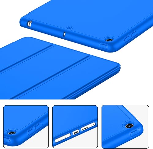 Miniatura 166 de iMieet Funda para iPad 9.7 (modelo 2018/2017, 6ª/5ª generación), funda inteligente con portalápices y parte trasera de silicona suave de piel