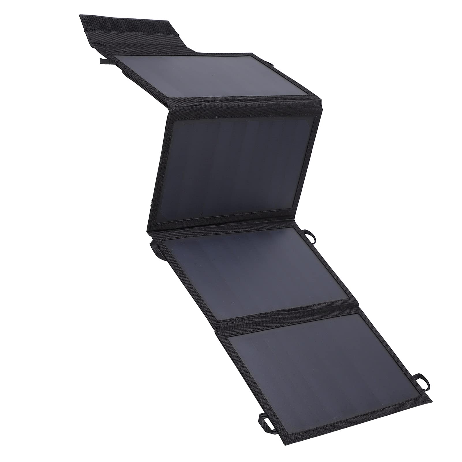 Chargeur Solaire Portable 22W avec Deux Ports USB pour Camping en Plein Air Randonnée Voyage Banque D'alimentation Ultime