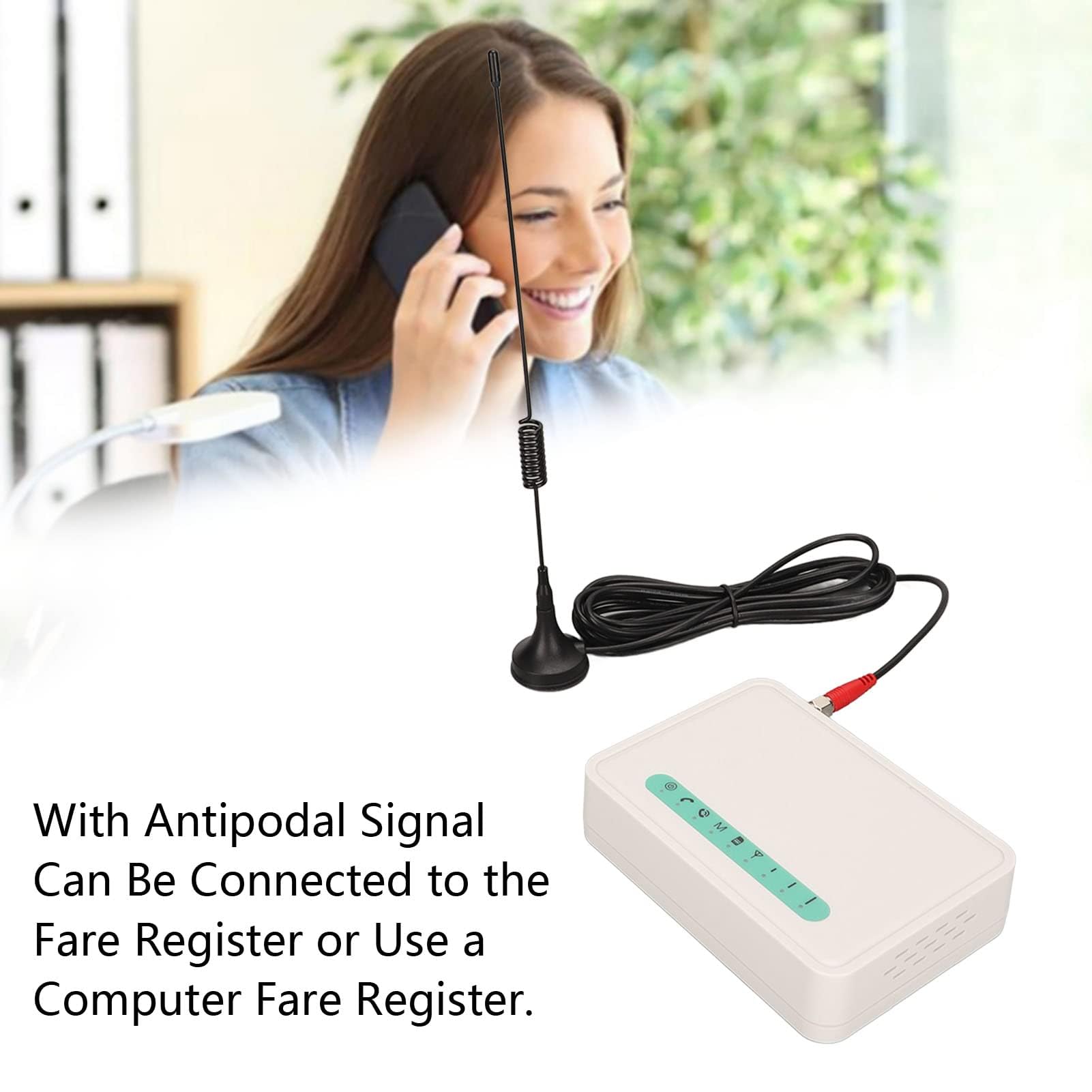 Chiamante GSM da Tavolo, Terminale Wireless Fisso DTMF RJ11 Quad Band 3G 4G LTE per Ufficio (Spina UE)