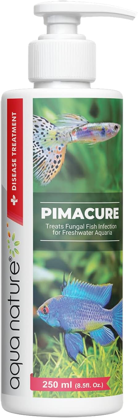 AquaNature® PimaCure Treats Fungal Fish Infection for Freshwater Aquaria (250ml)