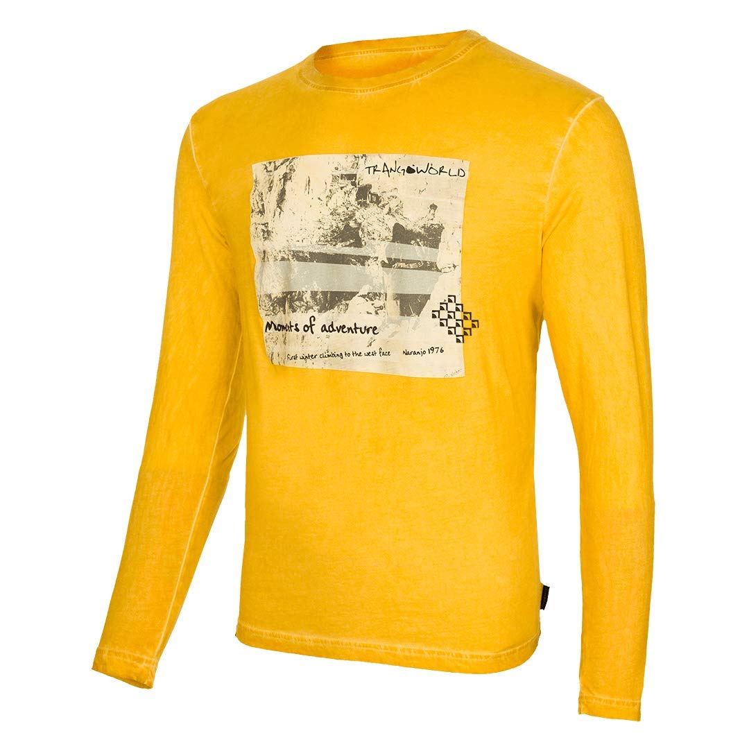 Trangoworld Men's Moment T-Shirt, mens, T-Shirt, PC008433-5BS-2XL, Curry Yellow, 2XL