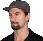FREEBIRD99 Unstructured Solid Color Canvas 5 Panel Cap Classic Flat Bill Camp Hat
