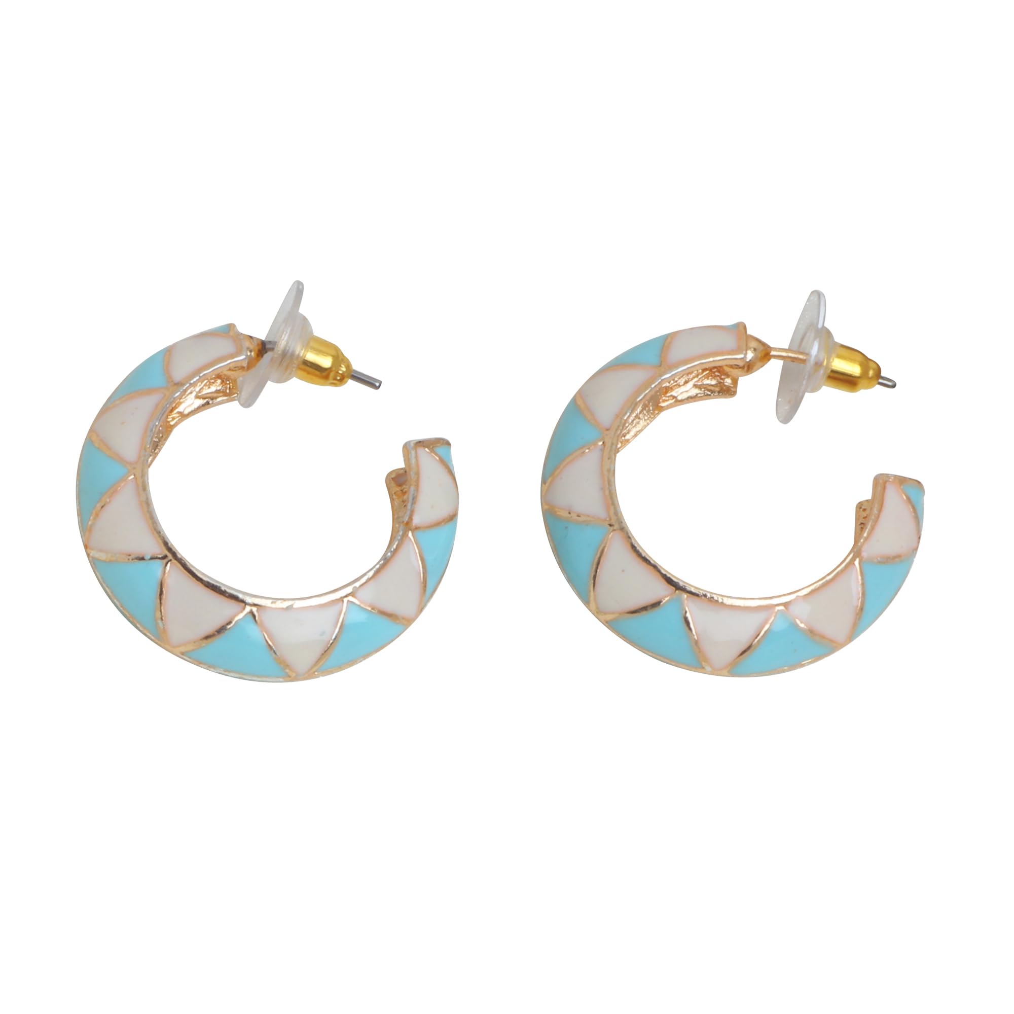 Atasi International Meenakari Hoop Earrings Set for Women and Girls - Perfect for Party, Office, Elegant Ear Rings (ERG201) (B0CM23DFNF) Amazon Price History, Amazon Price Tracker