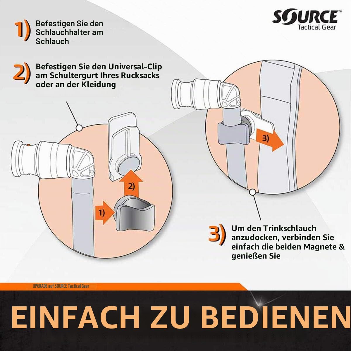 Source FILBE WLPS Low Profile Hydration System 3 L