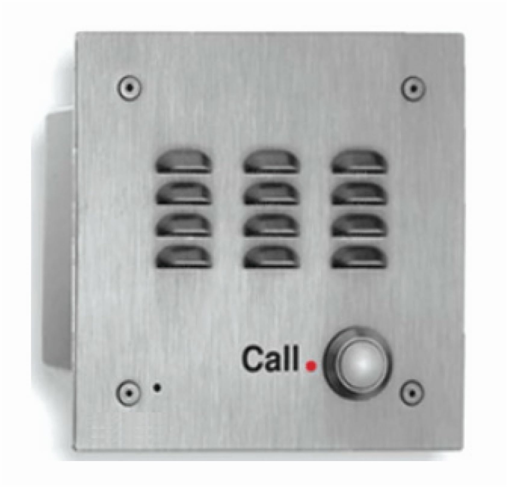 Alpha Communications AEDSMST AlphaEntry Door Station Entry Phone with Dialer Features, Programmable to Dial Up to 5 Numbers; Vandal Resistant; 14-Gauge Stainless Steel Faceplate
