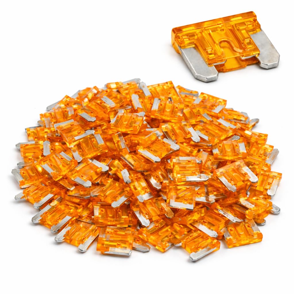 MGI SpeedWare 100-Pack Low-Profile Blade Fuses – APS/LP-Mini Automotive Fuses for Car, Truck, Marine & RV 12V Electrical Systems (10 AMP)