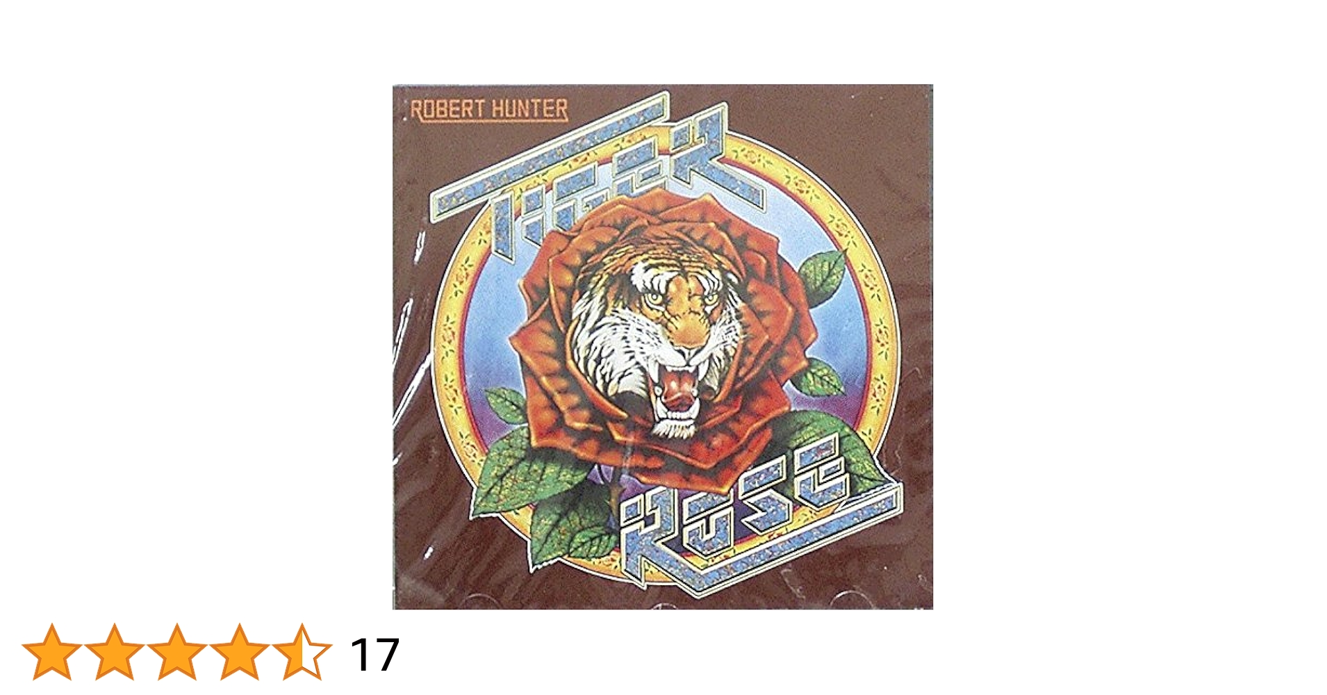 グレイトフルデッドロバートハンターTIGER ROSE ポスター