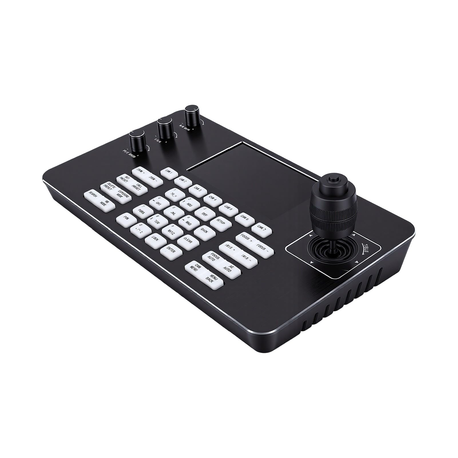 Jectse Kontroler Kamery PTZ z Joystickiem 4D i 5-calowym Ekranem LCD Podgląd Wideo 4K Panel Aluminiowy CNC do Edukacji Bankowej w Rządzie (wtyczka UE)