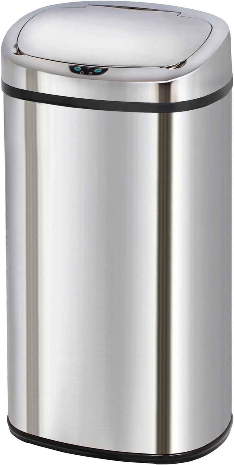 KITCHEN MOVE BAT-68LS06A SS Contemporain Poubelle Automatique Grande Capacité Acier Inoxydable/ABS/Plastique Inox 40,9 x 28,9 x 75,5 cm