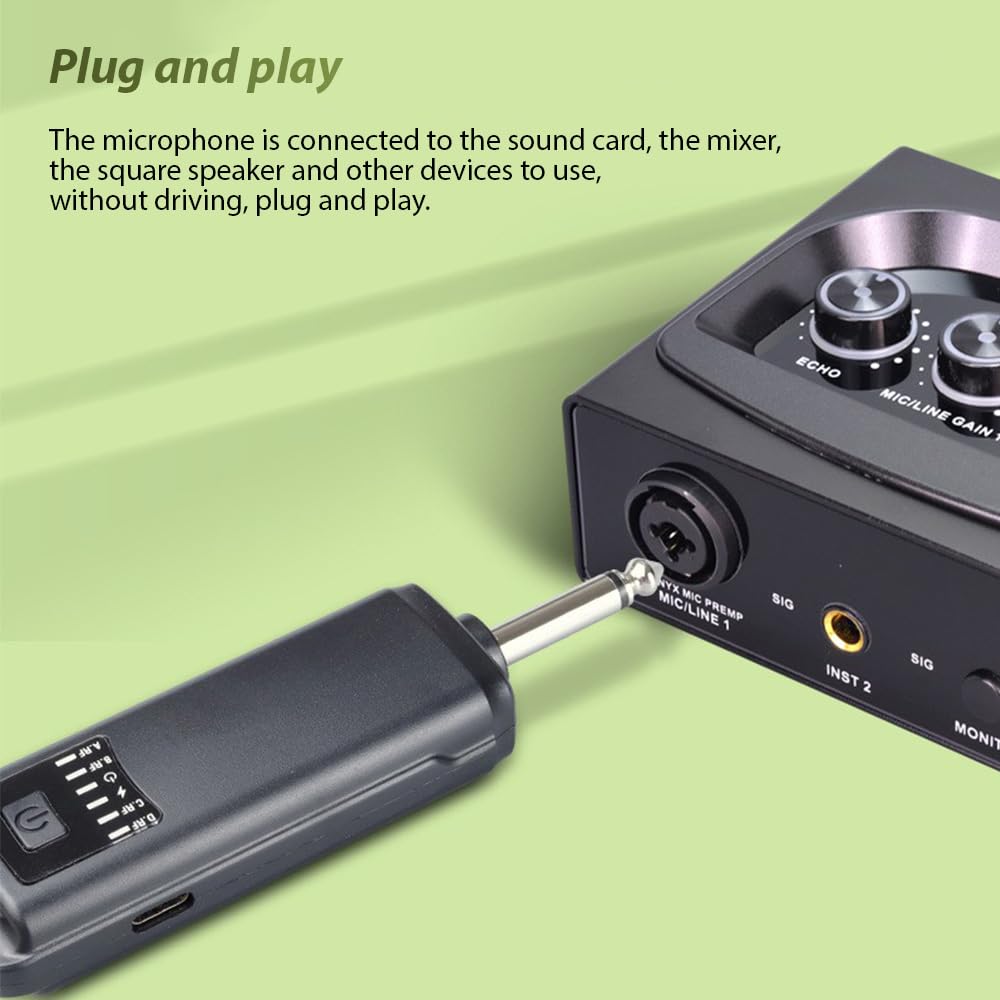 microfono per cantare microfoni senza fili microfonico wireless con microfono portatile Microfoni dinamici professionali per home cinema Karaoke Chiesa Discorsi Matrimoni Feste Canto