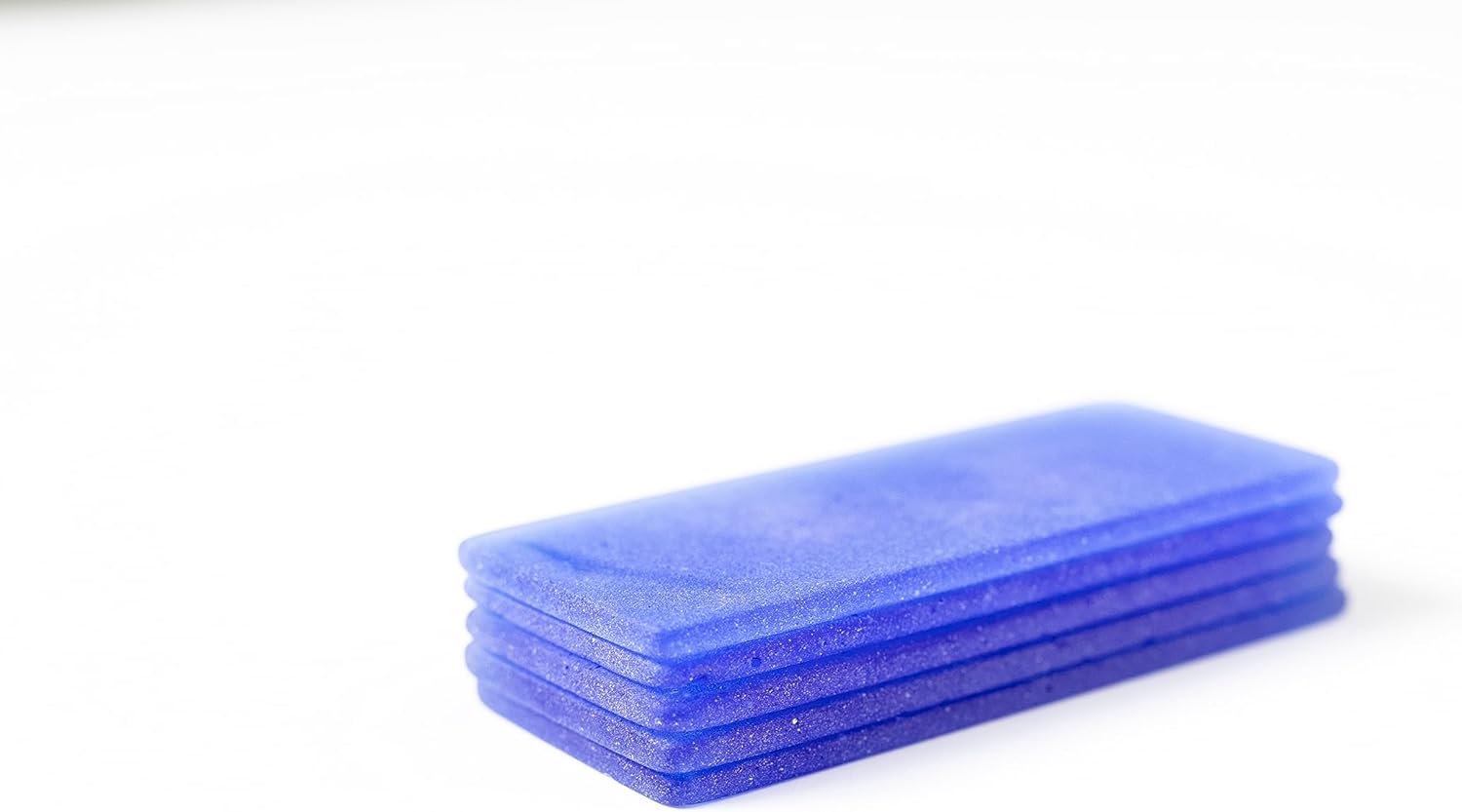 Sea glass place cards - Cornflower blue tiles