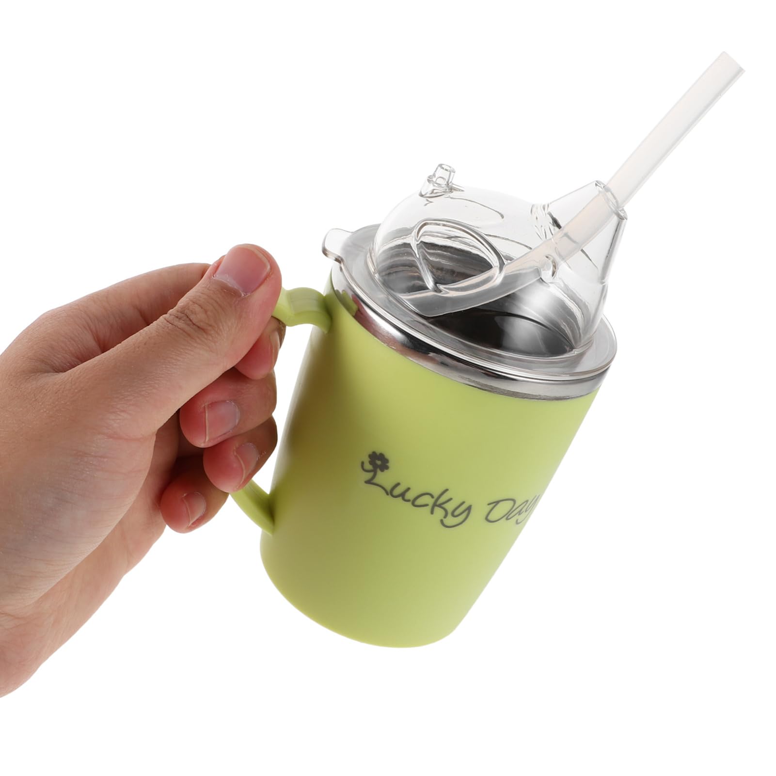 Stillbecher 350ml aus Edelstahl und Silikon zum Füttern