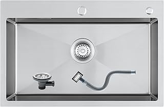 Drop in Kitchen Sink 700x450x190mm Topmount K...,