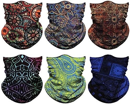 JOEYOUNG Headwear, Bandana, Neck Gaiter Head Wrap Headband Balaclava Magic Scarf