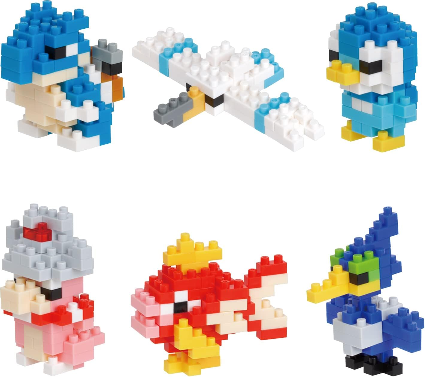 nanoblock - Pokémon - Pokémon Type Water Set 1, Nanoblock mininano Series Building Kit