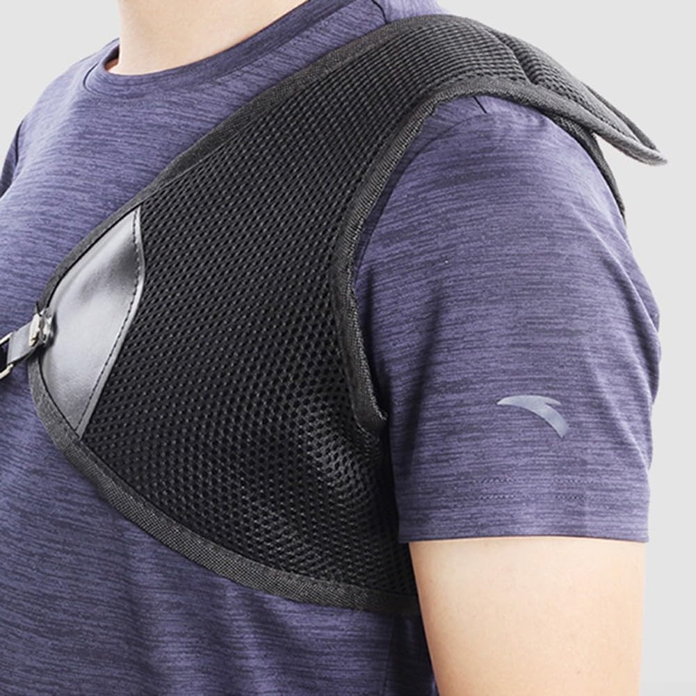 Protector de pecho para arquero, protección de pecho ajustable para lado izquierdo y derecho, para caza al aire libre, protector de pecho
