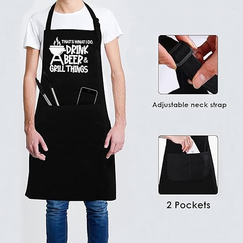 Miniatura 4 de Delantal divertido para hombres BBQ Grill Cooking Delantal