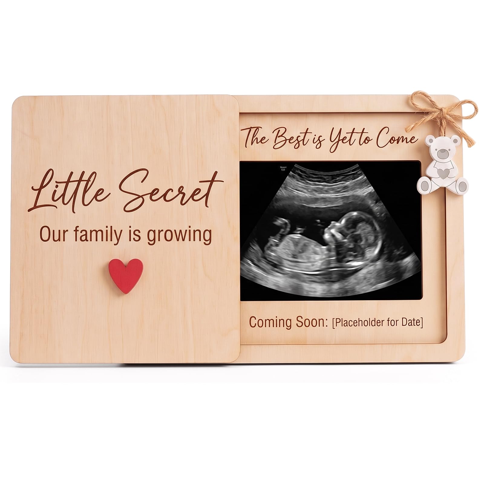 Baby Scan Photo Frames, Little Secret Pregnancy Announcement Ideas