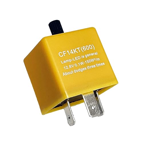 Miniatura 3 de SOCAL-LED 3-Pin CF14 CF-14 EP35 velocidad ajustable estroboscópica electrónica LED intermitente relé para arreglar bombillas LED de señal de giro