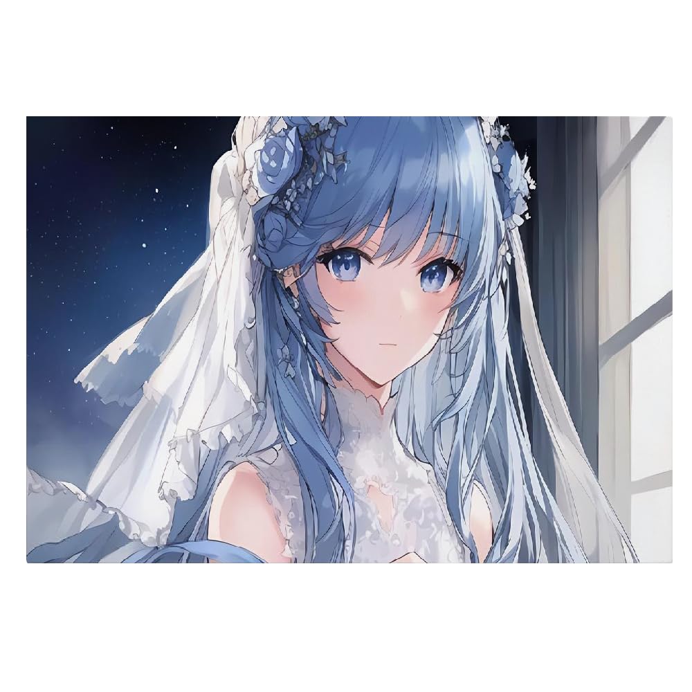 Decoración del hogar moderna para paredes vacías con lienzo de anime