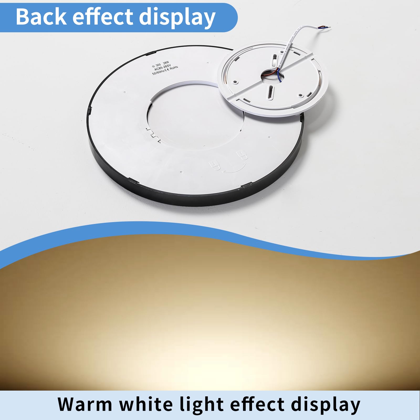 Mikeru 2pack Ceiling Light - Image 3