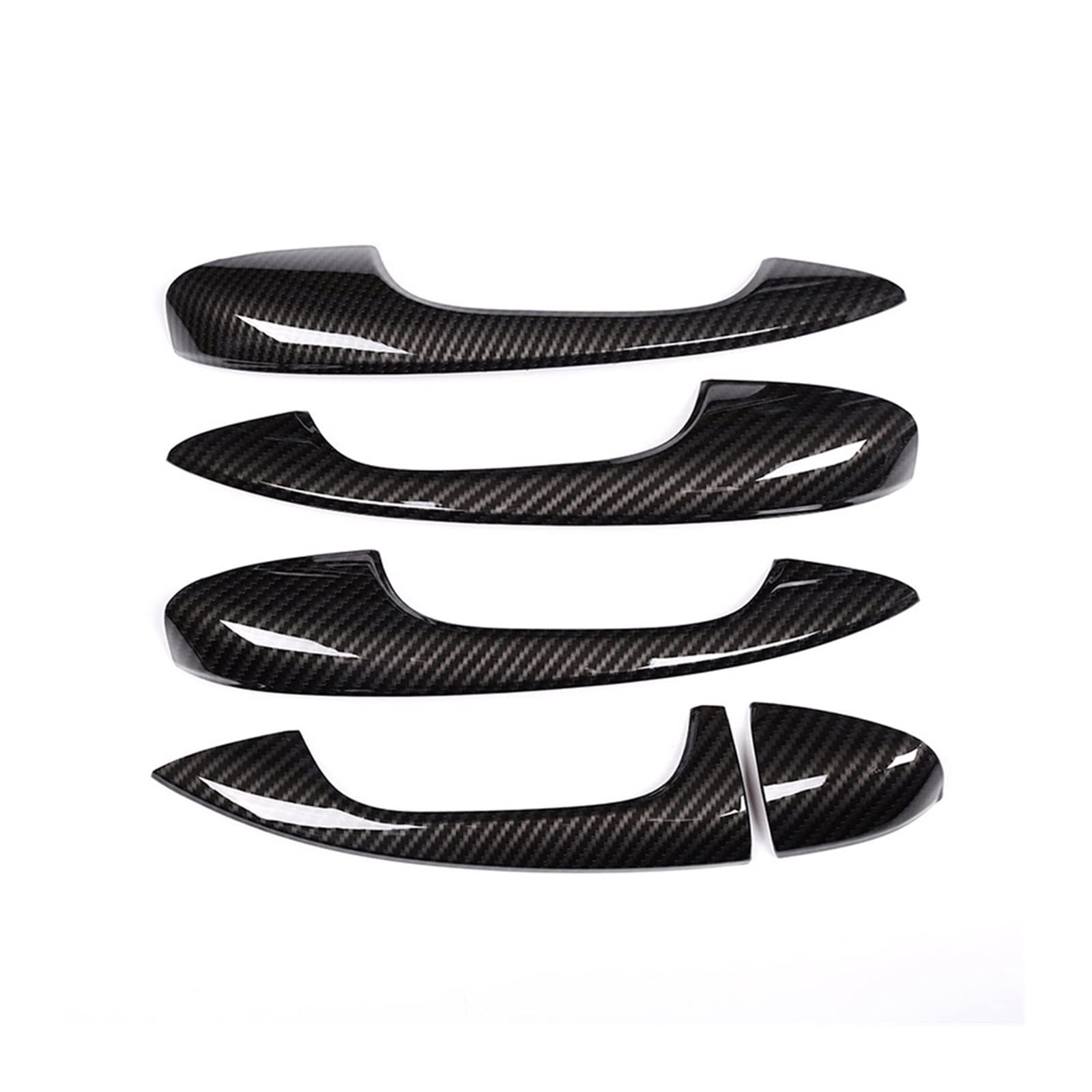 KISSGPIPOL LHD Car Door Handle Cover Trim ABS for Mercedes for Benz E Class W213 2016-2019 GLC X253 C Class W205 2015-2018 (3)