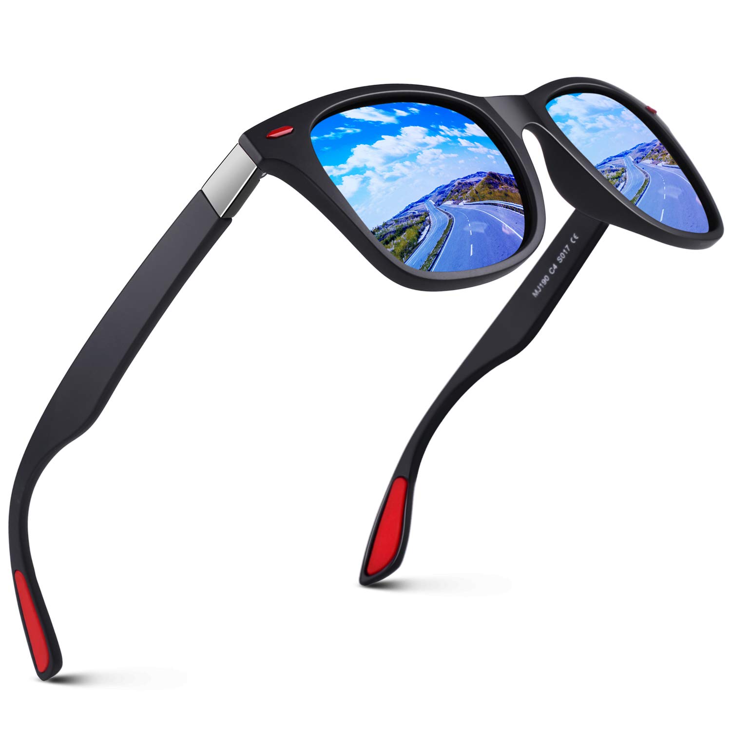 GQUEENPolarised Sunglasses Mens Womens Lightweight TR90 Frame 100% UV400 Protection