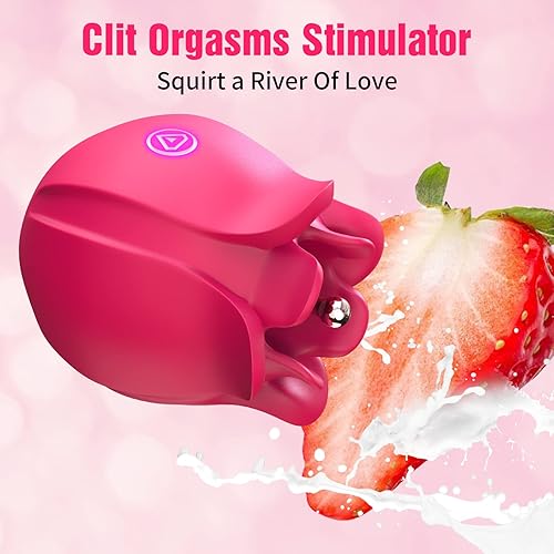 Miniatura 2 de Vibrador de clítoris, juguete rosa para mujeres, estimulador de clítoris vaginal de alta frecuencia con 10 modos de vibración súper intensos,
