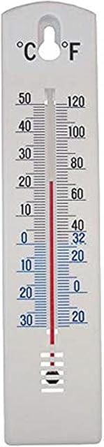 Faithfull THPLASTIC 200mm Thermometer Wall Plastic