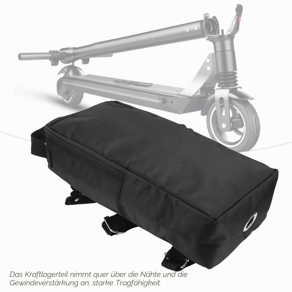 Alomejor E-Scooter Fronttasche Lenkertasche f¨¹r Elektro Scooter Fahrrad Batterie Lagerung mit Griff Halterung wasserdicht praktische Aufbewahrungstasche