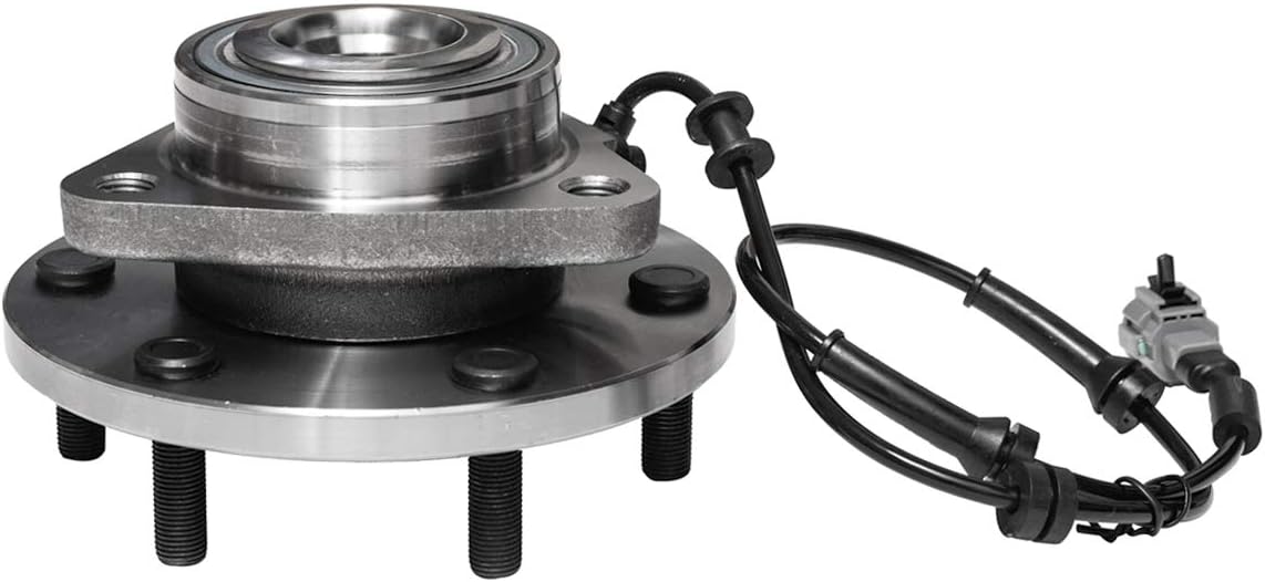Front Wheel Hub and Bearing Assembly Compatible With 2008 09 10 2011 Nissan Armada Titan (Manufactured Before 11/2011) 2008-2010 Infiniti QX56 (4WD Models) AUQDD 515125 [6 Lug W/ABS]