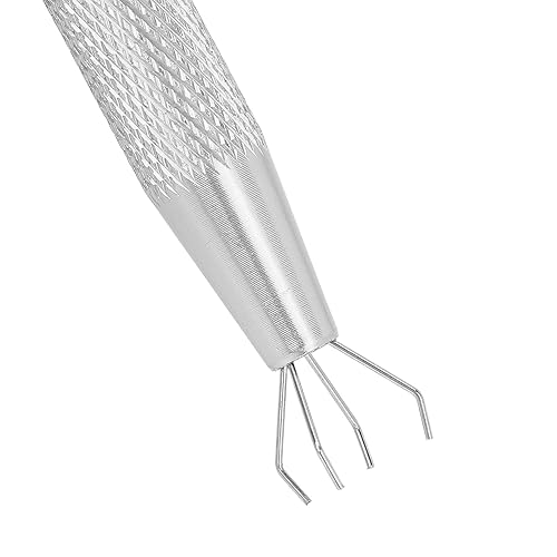 Miniatura 8 de Herramienta de recogida de 4 garras, agarrador de 4 puntas para hacer joyas, pinzas de gemas de diamante de acero inoxidable para perlas de