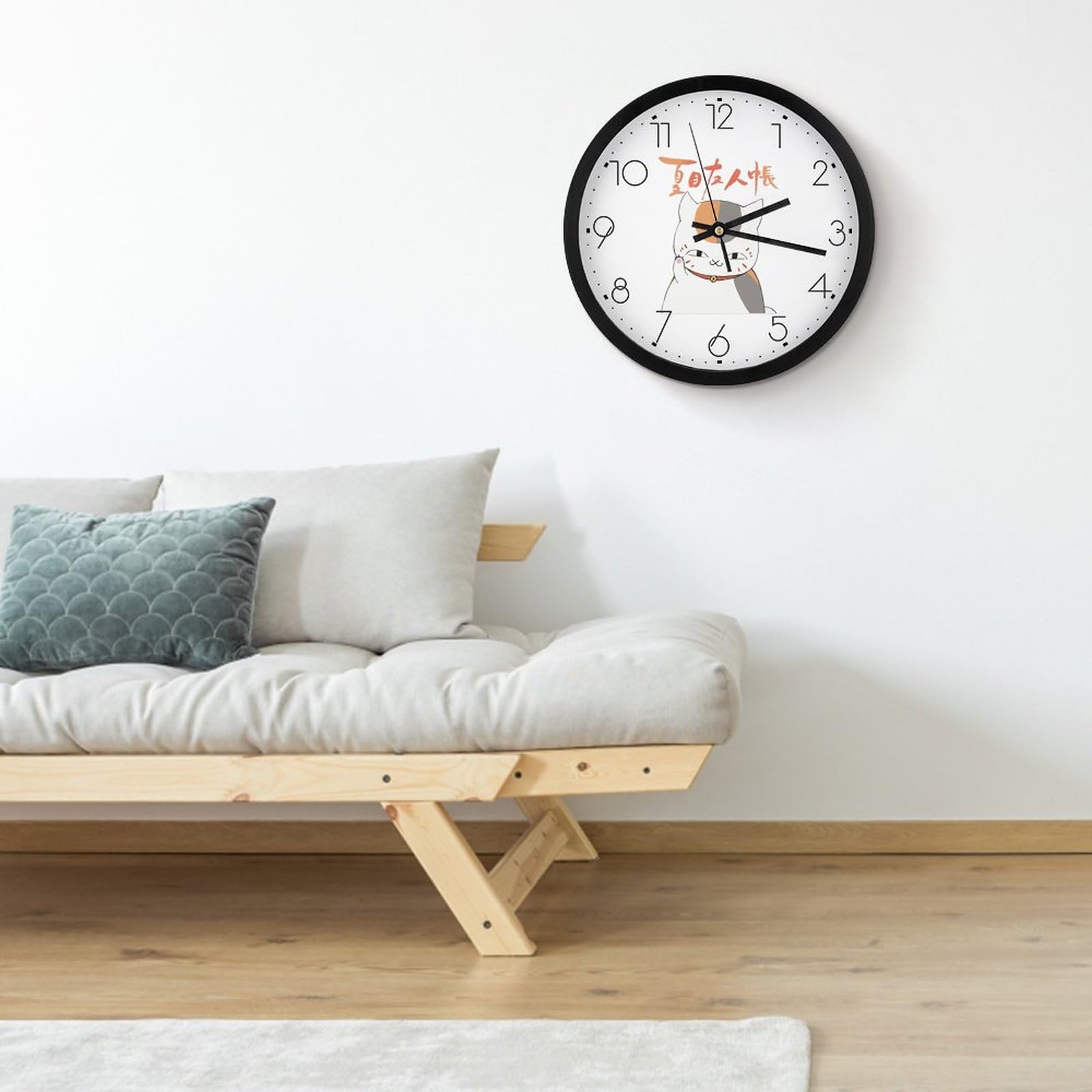 ☆新品未使用☆ 夏目友人帳　ニャンコ先生　アクリル壁掛け時計 ☆新品未使用☆ 夏目友人帳 ニャンコ先生 アクリル壁掛け時計