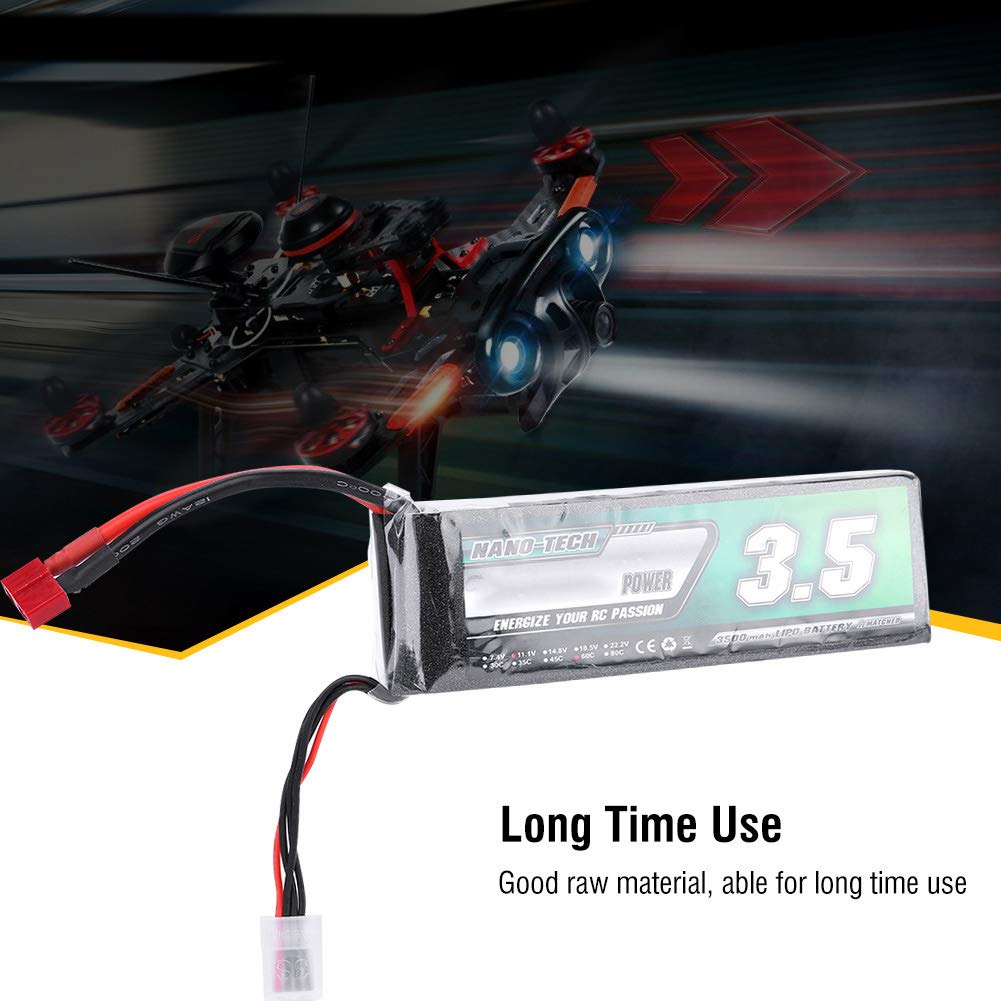 Modelo de batería Lipo 3500MAH 11,1V 60C para vehículos RC (Enchufe en T)
