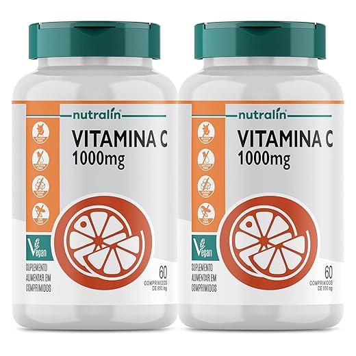 Combo 2 Vitamina C 1000mg - 60 Caps Nutralin