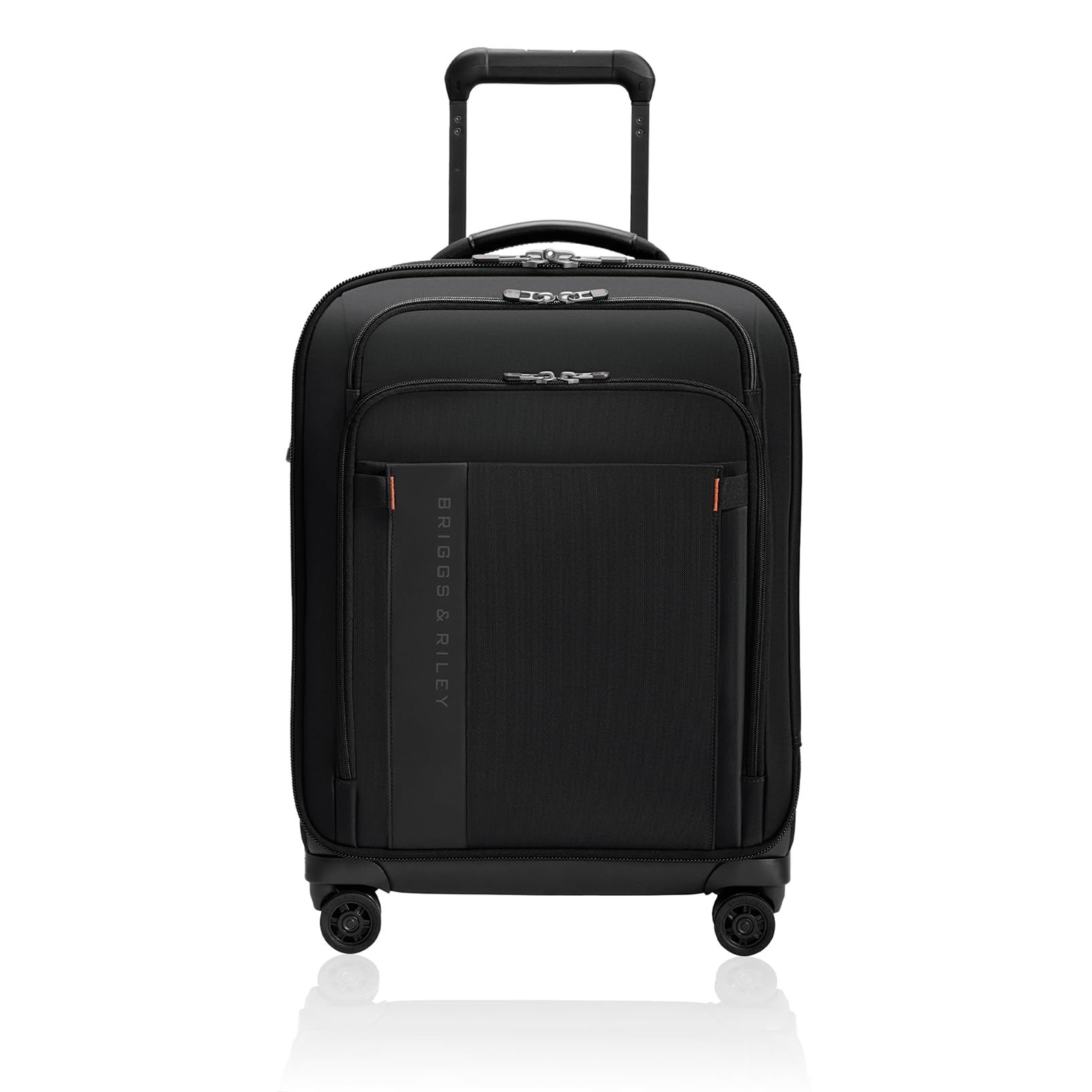 International 21" Carry On Expandable Spinner - Luggage for Travel, Suitcases with Wheels, Softside Rolling Bag for Men & Women - ZDX Collection, Black