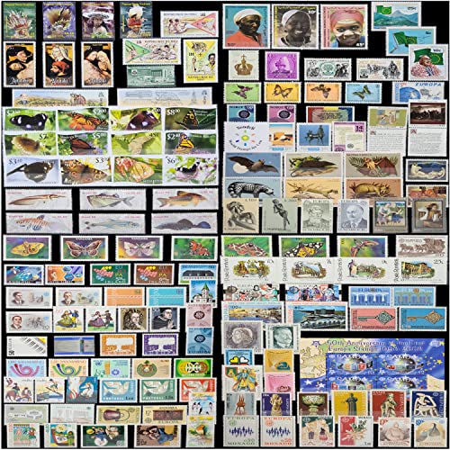 Sondeli Worldwide Mint Stamp Collection – Edition 6 – 59 All Different Full Sets from 43 Countries – MNH Unused Postage Stamps – Collectible Philatelic Set